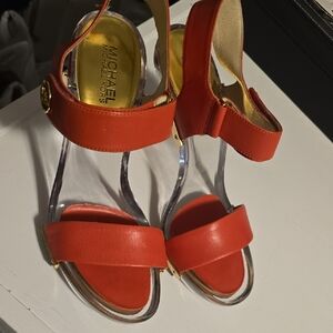 Michael Kors Amaranth Pink Sandals